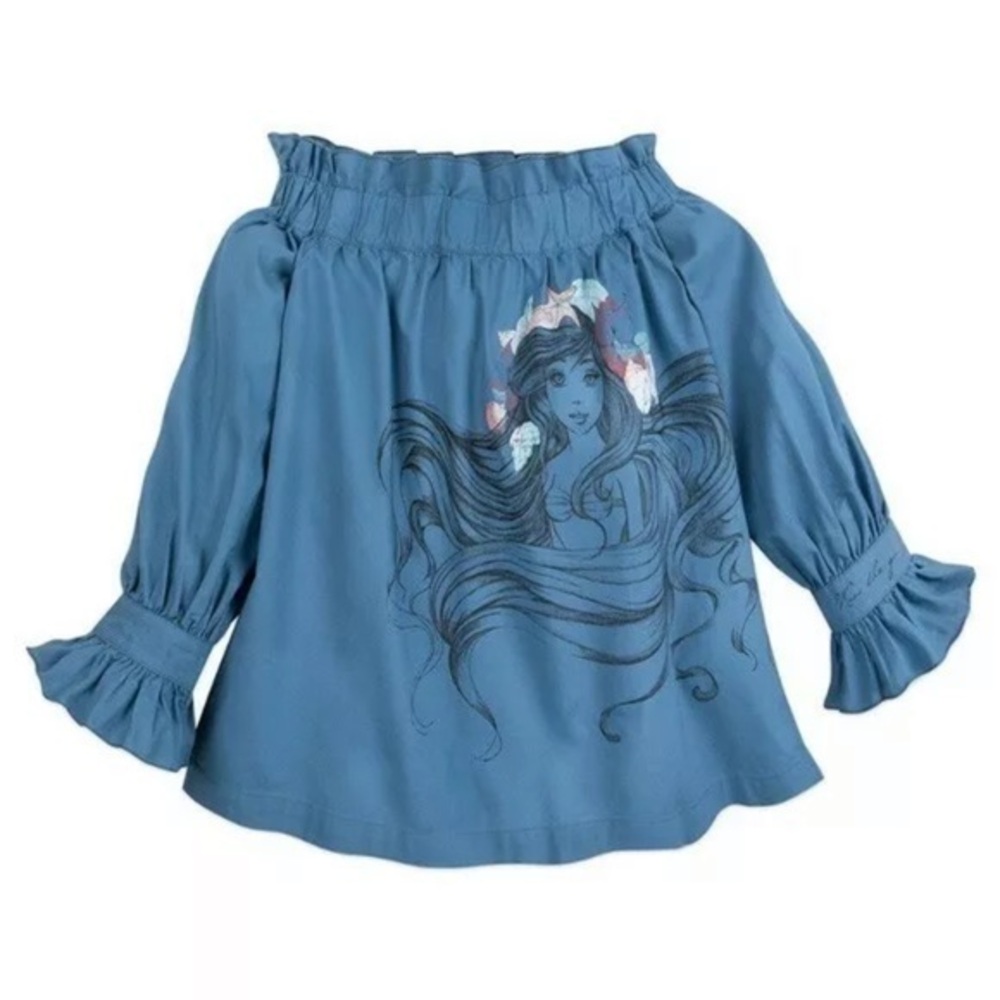 NWT Disney Parks size large Ariel off shoulder top